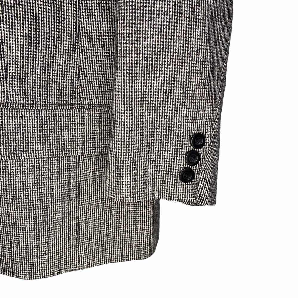 Vintage Pendleton Houndstooth 100% Wool Blazer - image 3